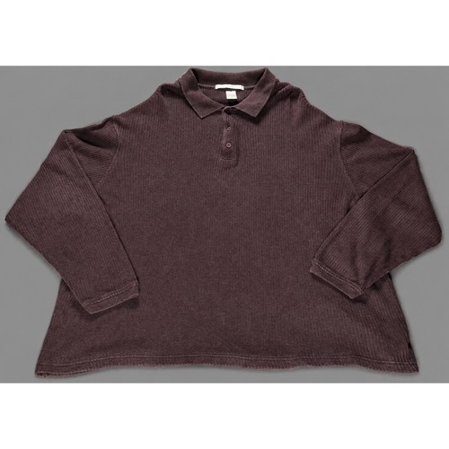 Perry Ellis, Vintage Perry Ellis Pullover Women’s Size XL Purple Oversized Collared 90s