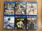 PS4 PlayStation 4 Lot: Fallout 4, Black Ops 3, MLB 14, NBA 15, FIFA 14, MADDEN