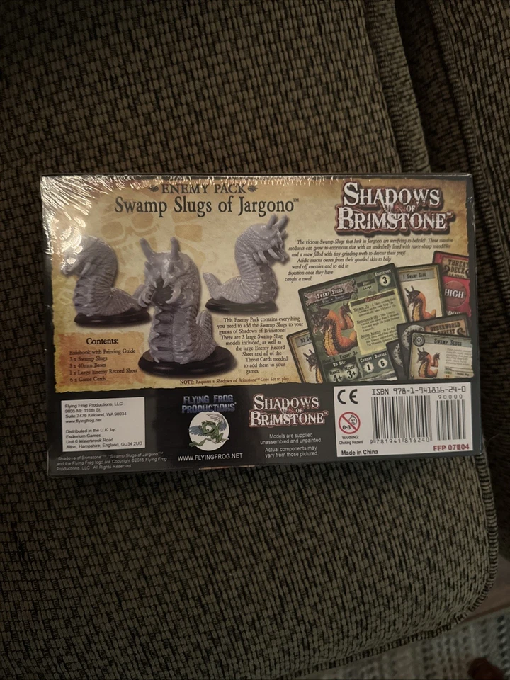 Flying Frog Shadows of Brimstone Swamp Slugs of Jargono Juego de Mesa Paquete Enemigo Foto 2 de 2