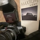 Minolta Maxxum 7000i Black SLR Film Camera with 35-105mm Lens and 3500xi Flash — photo 1
