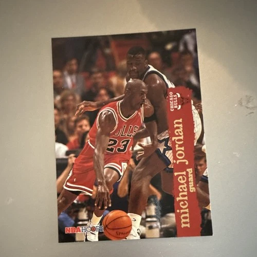 1995-96 SkyBox NBA Hoops Michael Jordan #21 Chicago Bulls Basketball Card