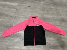 Nike Sportswear hot pink zip up track jacket toddler girls size Small 4-5 Years