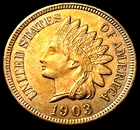 1903 INDIAN HEAD CENT UNCIRCULATED! 4 DIAMONDS! A beautiful coin!
