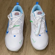 Nike Force Trout 9 Pro MCS Baseball Cleats White/Blue (FQ7726-104) Men's Size 11