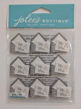 Jolee's Mr. & Mrs. Envelopes Repeats Wedding Scrapbooking Stickers