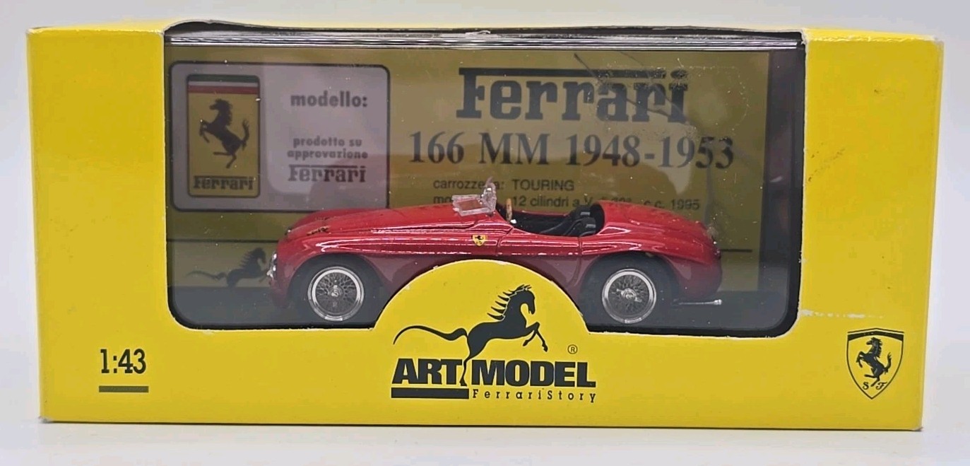 ART-MODEL ART005 FERRARI - 166MM SPIDER STRADALE 1948 - RED - 1/43 DIECAST CAR