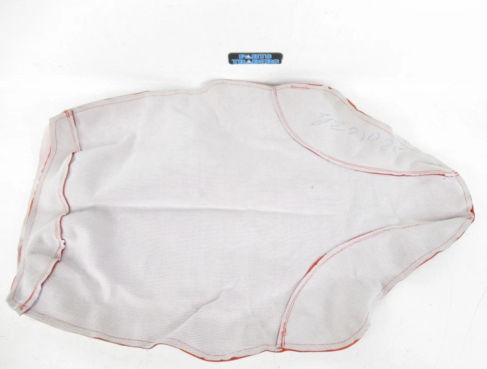 NOS Vintage Ceet Racing Seat Cover Yamaha YZ125/Y490 1985 Red Vinyl - Image 3 of 3