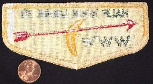 BOY SCOUT BSA OA HALF MOON 28 RIP VAN WINKLE NY FF F1 FIRST FLAP CRISPY MINT! - Bild 2 von 4