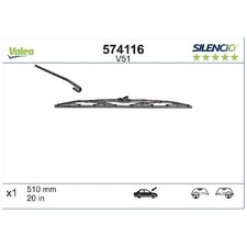 Scheibenwischer 24368572 hinten rechts für Peugeot 306 7A