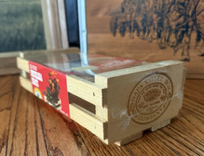 Deadstock Vintage 90s Napa Valley Wood Cassette Tape Box Organizer