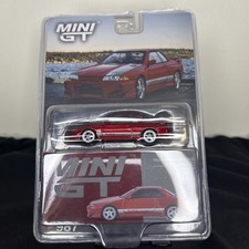 MINI GT NISSAN GT-R (R32) VeilSide Combat C-1 Gem Red #987 1/64