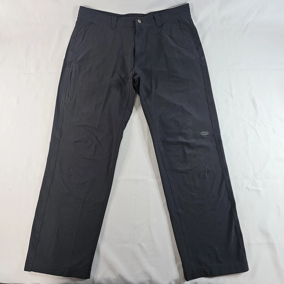 Pantalon Randonnée ExOfficio Femme Taille 8, Gris, Nylon, Taille Haute, Zip