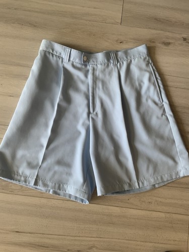GREG NORMAN Shorts Wms sz 14 Play dry pleated golf high rise pockets zip