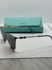 Tiffany & Co.  TF 2160-B 8255 54-17 Blue & Gold Frames Knot & diamonds