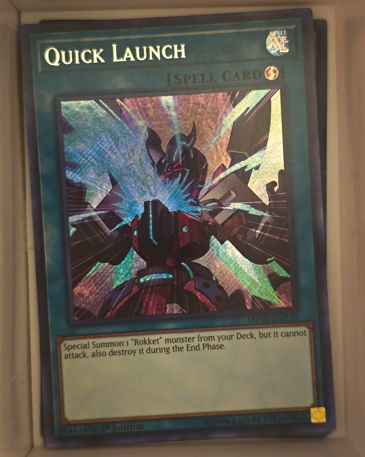 Yu-Gi-Oh! TCG Quick Launch MP18-EN139 2018 Mega-Tins Secret Rare Holo Eng