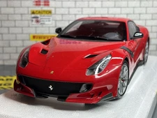 1:18 *BOXED* BBR FERRARI F12 TDF ROSSO CORSA 322 Red LHD MODEL CAR *BBR182101*!!