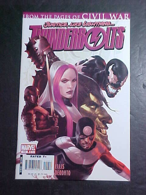 THUNDERBOLTS #110! BULLSEYE/VENOM! VF 2007 MARVEL COMICS | eBay
