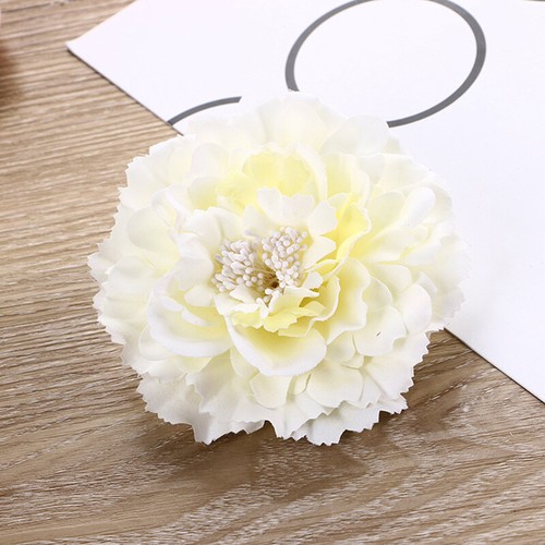 Groß Pfingstrose Blume Haarspange Braut Haarnadel Brosche Hochzeit Zubehör DE - Picture 13 of 26