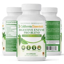 Digestive Enzyme Enhance Bodies Nutrition & Protein & Sugar, 60 Cap, Pack of 3