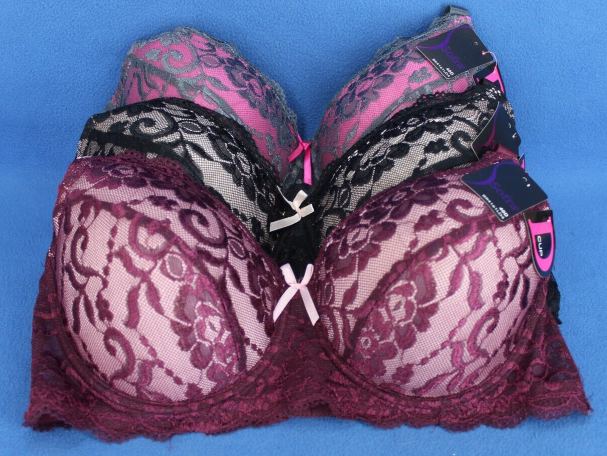 Sofra Underwire Lined Full Coverage Bra Bundle Lo… - image 1