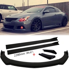 Front Bumper Lip Splitter Side+Skirts Rear Canard Diffuser For Nissan Maxima