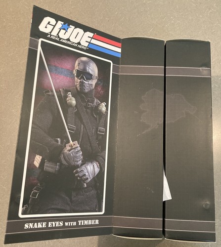 SIDESHOW G.I. JOE SNAKE EYES WITH TIMBER COMMANDO 2631 UNOPENED SHIPS🌎WORLDWIDE - Picture 7 of 22
