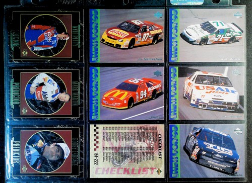 Huge Nascar Lot ⭐️ 1000+ Cards ⭐️ Complete Sets from 1996-97 ⭐️ Inserts - Picture 8 of 24