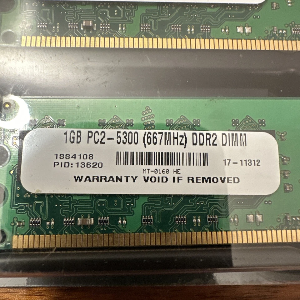 3GB (3 X 1GB) 2Rx8 PC2-5300S Laptop RAM Memory 667MHZ DDR2 DIMM New Unused - Image 2 of 2