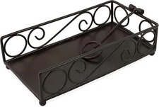 Boston International Metal Napkin Holder Caddy, Guest Towel Size
