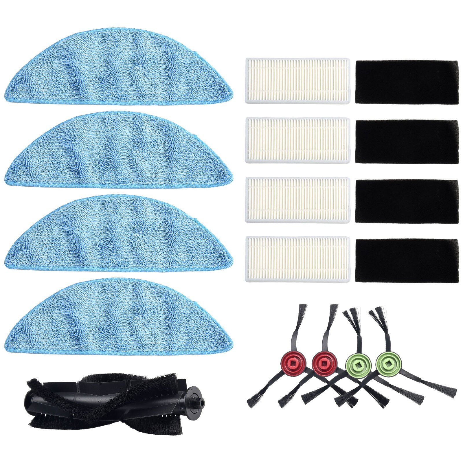 Long Lasting Side Brush Mop Cloth Replacement for Conga Eternal Max X Treme