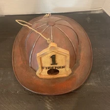 Faux Fireman’s Helmet Decoration 