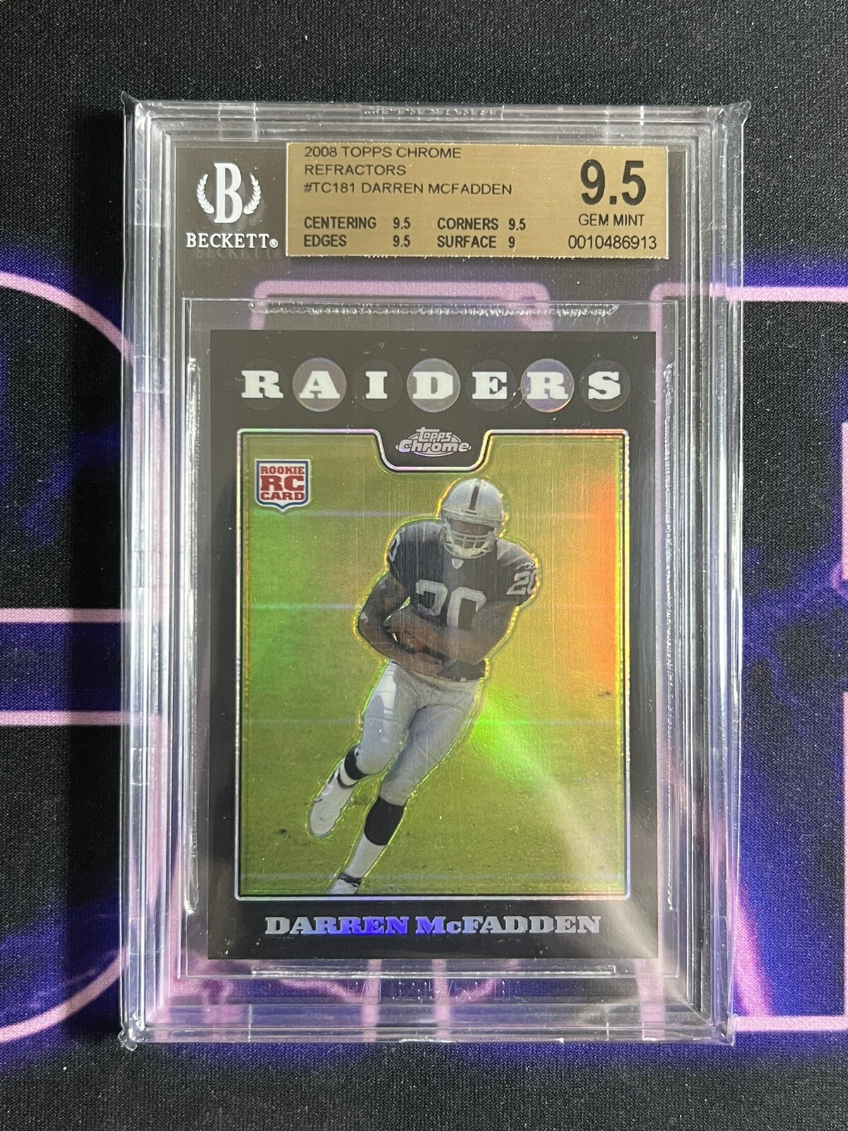 Darren McFadden Topps Team Set Raiders #10 Base