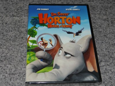 Dr. Seuss HORTON HEARS A WHO (WS DVD) Jim Carrey Steve Carell BRAND NEW Sealed
