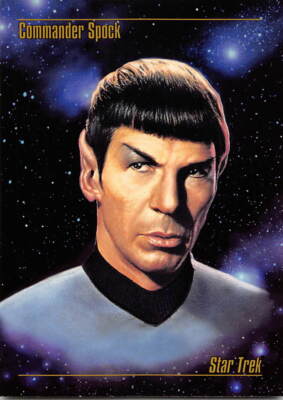 1993 SkyBox Star Trek Master Series #02 Commander Spock