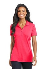 Port Authority Womens Short Sleeve Cotton Touch Stretch Performance Polo L568