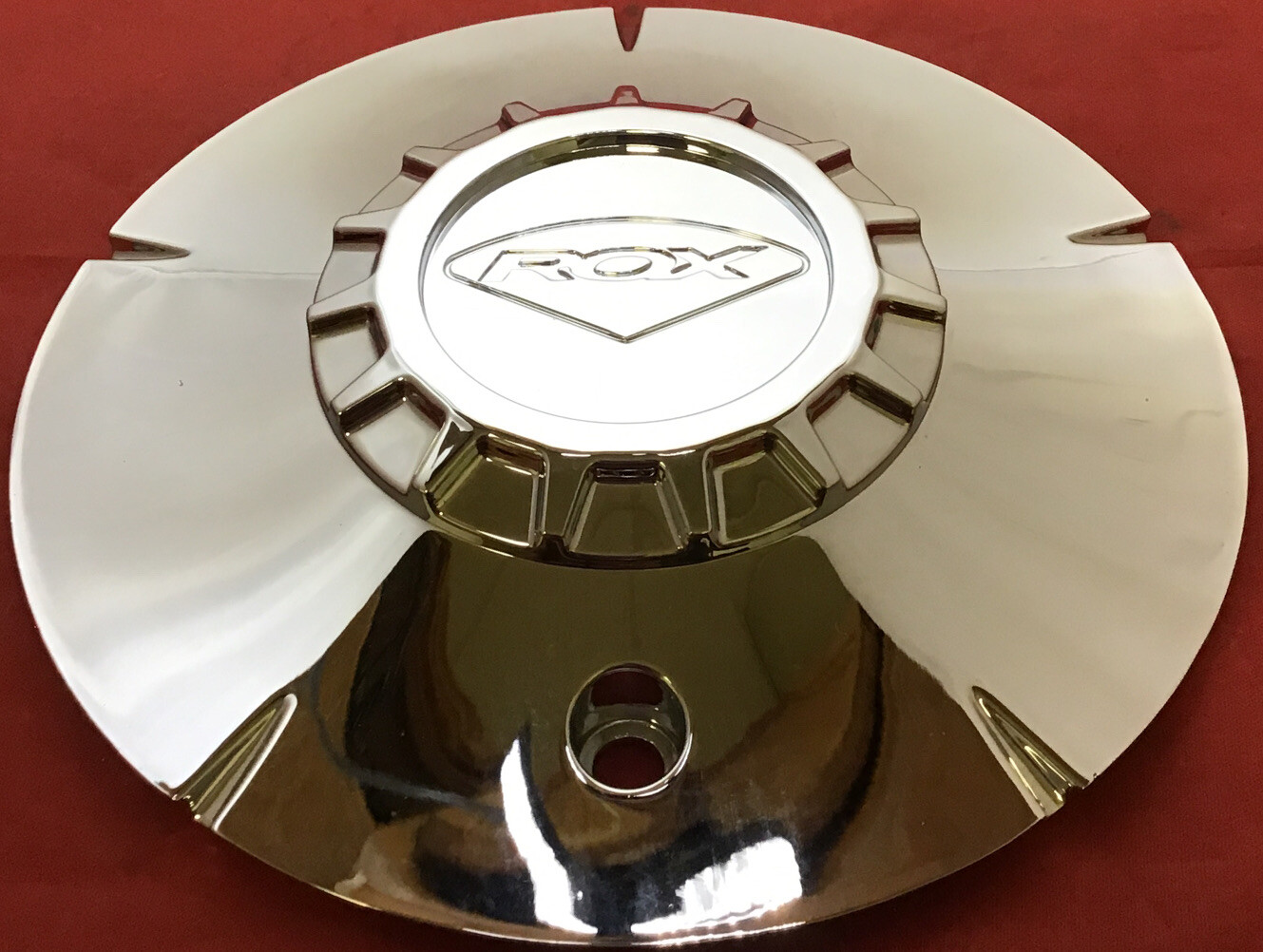 ONE NEW Rox Wheels Chrome Custom Center Cap 7 1/16 # C-ROX315-C 11341