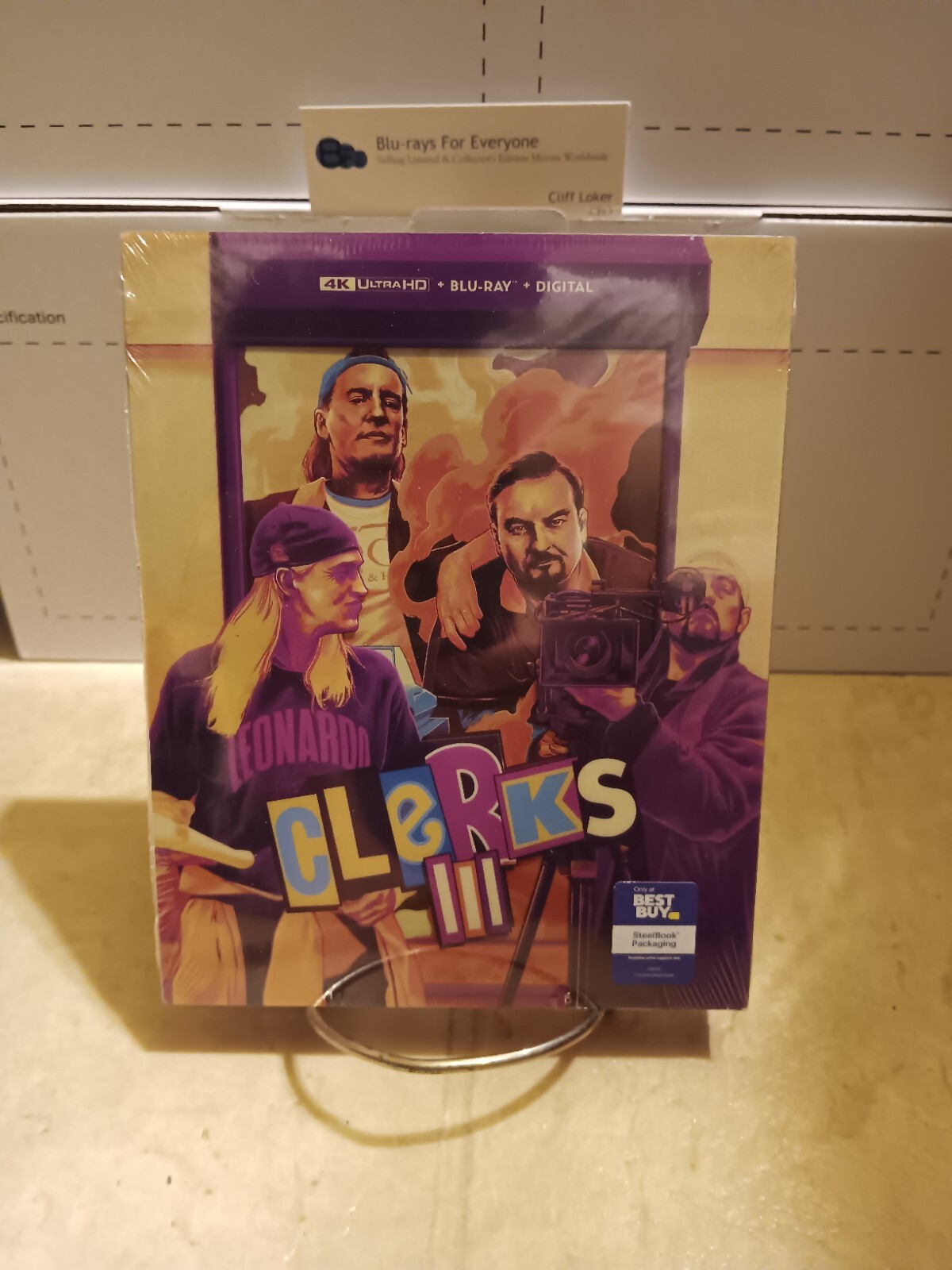 NEW Clerks 3 III 4K SteelBook Blu-ray [2022] Best Buy - No Dents - ShipsNextDay