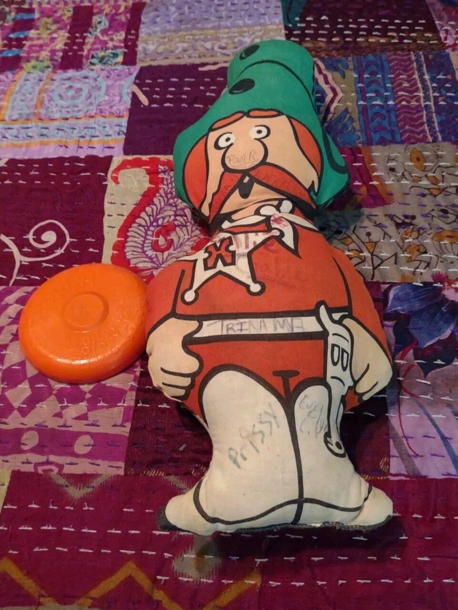Vintage 1971 Hardees Gilbert Giddyup Cloth Doll And Flying Vintage 1971 Hardees Gilbert Giddyup Cloth Doll And Flying