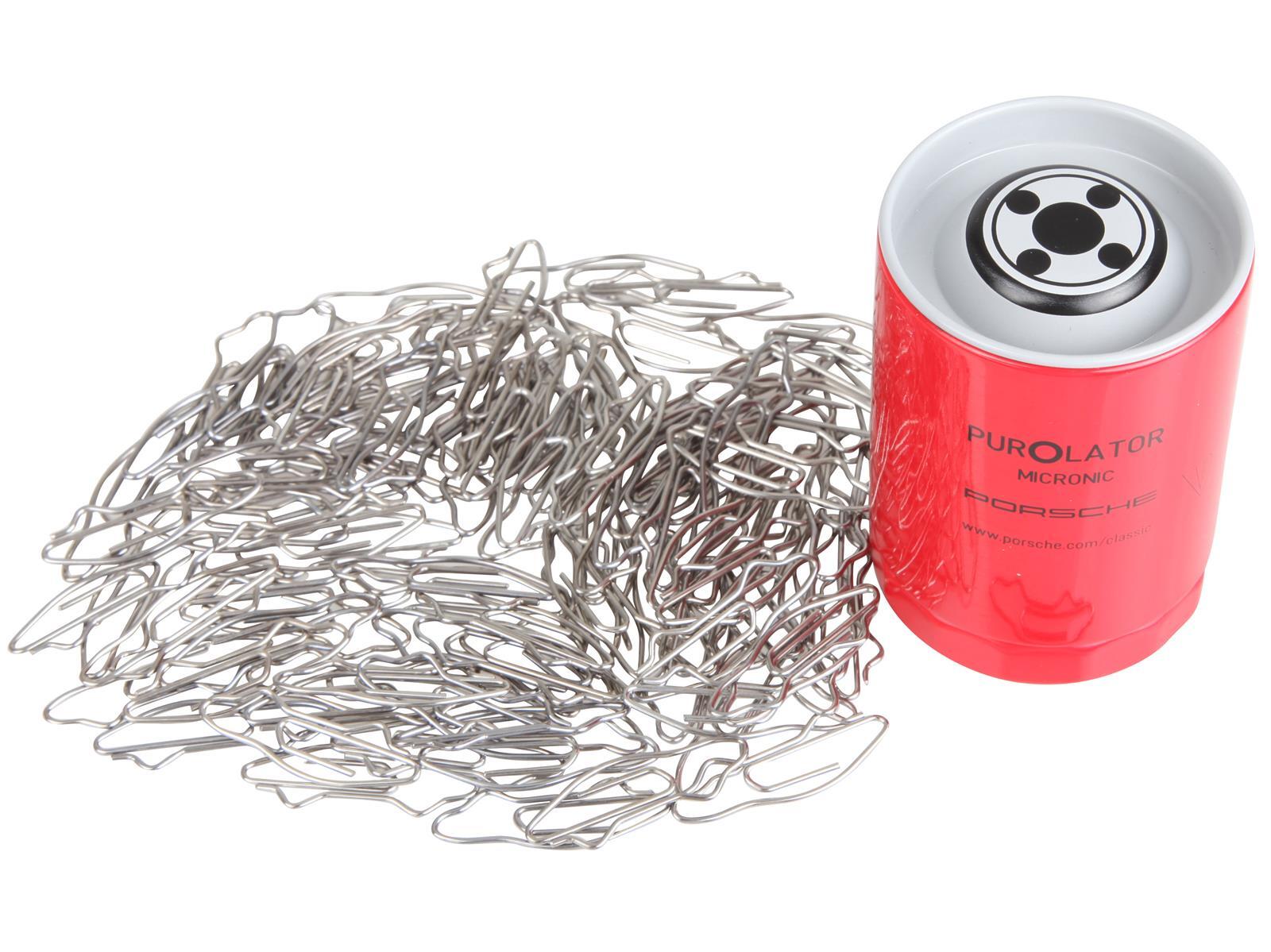 Porsche paperclip box with paperclips 911 Silhouette oil filter box eBay