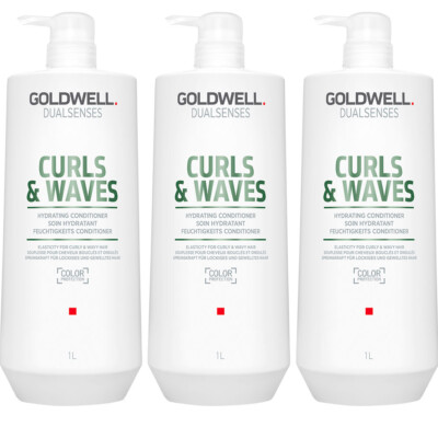 Goldwell Dualsenses Curls & Waves Hydrating Conditioner 3x1000 ml deutsche Ware