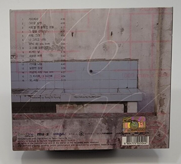 SUNG SI-KYUNG 5th CD the ballads (Korea Import) kpop (성시경) 2006
