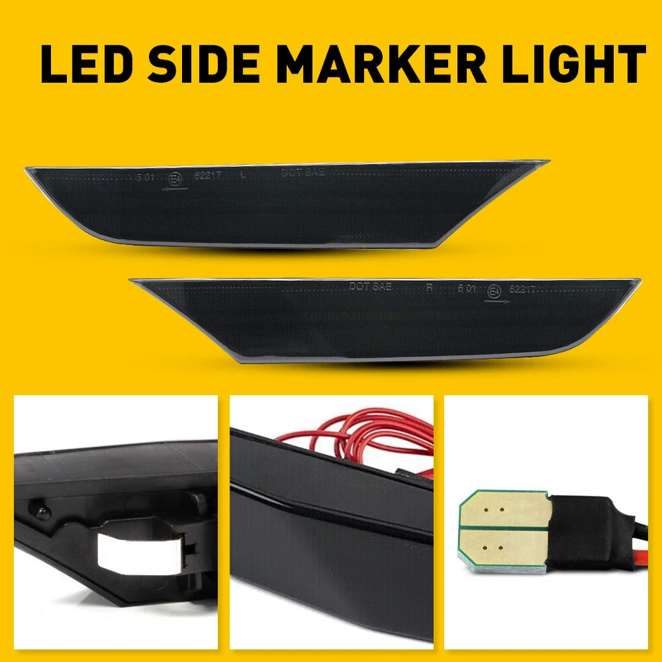 Luz marcadora lateral LED DRL para Infiniti G35 2003-2006 sedán conmutación secuencial trasera Foto 4 de 4