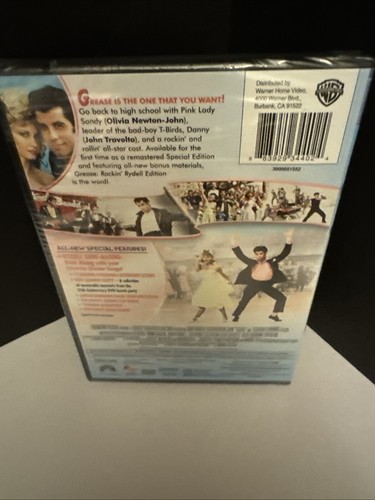 Grease Rockin Rydell Edition DVD *New & Sealed* (Widescreen) John Travolta - Picture 2 of 2