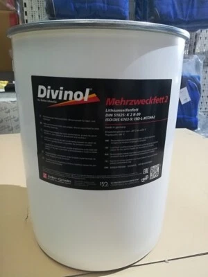 Divinol 22971 Mehrzweckfett 2 / 15 Kg gerader Eimer für Füllgerät Fett Sc ...