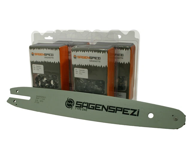 Schwert + 4 Ketten passend für Stihl 017 MS 170 30cm 3/8"PM 44TG 1,1mm Sägekette