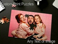 Custom Print Puzzle Heart Shape or Rectangle Puzzel ( Buy 3 Get 1 Free)