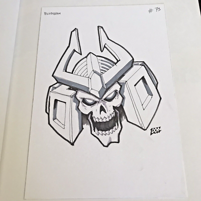 Art of IDW's Transformers HC Limited Don Figueroa Sketch