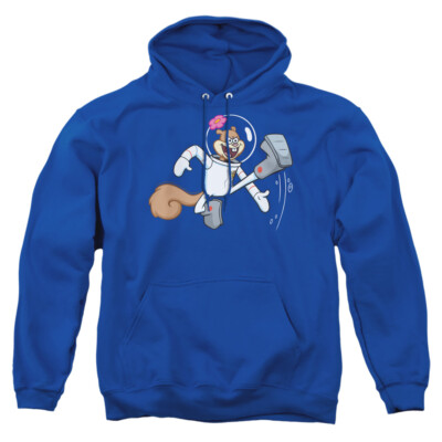 SPONGEBOB SQUAREPANTS SANDY Licensed Adult Hooded Hoodie Sweatshirt SM-3XL