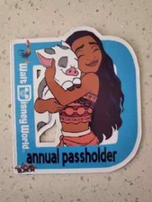 Walt Disney passholder Magnet Moana "FAN ART"
