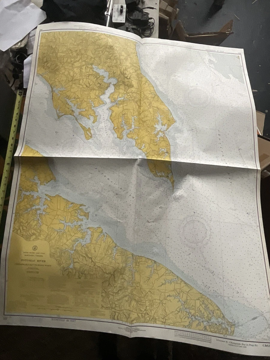 1970-1979 Date Range Antique North America Nautical Maps for sale